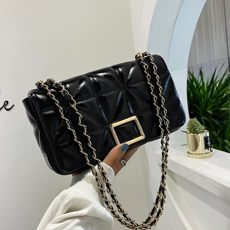 Vintage PU Leather Chain Women Shoulder Crossbody Bags 2021 New Handbags Ladies Messenger Bags Casual Totes Female Purses 
Vintage PU Leather Chain Women Shoulder Crossbody Bags 2021 New Handbags Ladies Messenger Bags Casual Totes Female Purses