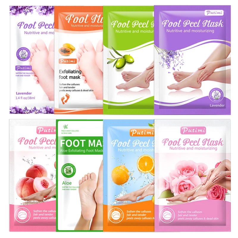 PUTIMI 8Pair Peeling Foot Mask Moisturizing Soften the Calluses Foot Patch Exfoliating Whitening Hydrating Anti-drying Foot Care
PUTIMI 8Pair Peeling Foot Mask Moisturizing Soften the Calluses Foot Patch Exfoliating Whitening Hydrating Anti-drying Foot Care