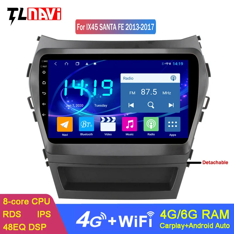 9 Inch IPS Android 10 Car Stereo Player Radio For Hyundai IX45 SANTA FE 2013-2017 GPS Navigation
9 Inch IPS Android 10 Car Stereo Player Radio For Hyundai IX45 SANTA FE 2013-2017 GPS Navigation