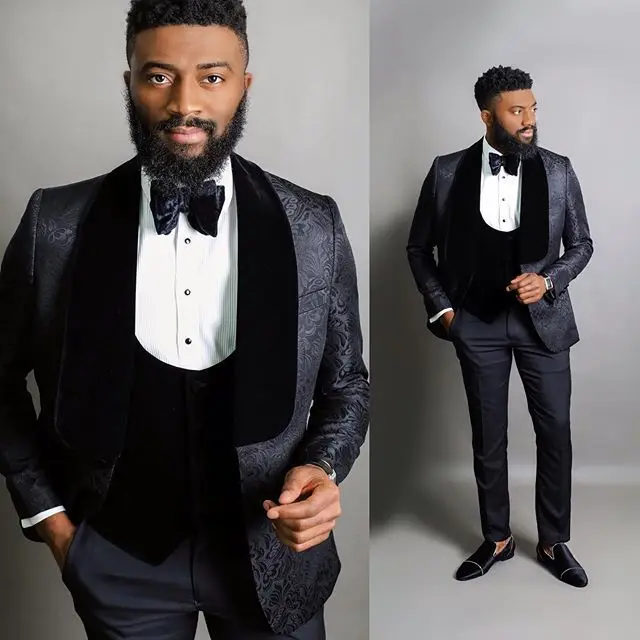 2021 Costume Homme Italian Business Slim Fit 3 Pieces Velvet Lapel Men's Suits Groom Prom Tuxedos Groomsmen Blazer For Wedding
2021 Costume Homme Italian Business Slim Fit 3 Pieces Velvet Lapel Men's Suits Groom Prom Tuxedos Groomsmen Blazer For Wedding