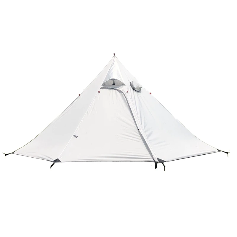 Camping Pyramid Tent Ultralight Large Sun Shade Shelter Teepee with Stove Pipe Hole for Outdoor Backpacking Hiking
Camping Pyramid Tent Ultralight Large Sun Shade Shelter Teepee with Stove Pipe Hole for Outdoor Backpacking Hiking