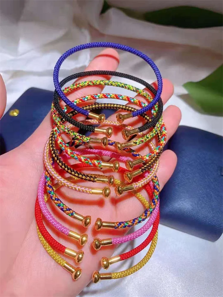 Wholesale Leather Cord Bangle Men's and Women's C Type DIY Bracelet Wear 3D Hard Gold Beaded Bracelet Jewelry
Wholesale Leather Cord Bangle Men's and Women's C Type DIY Bracelet Wear 3D Hard Gold Beaded Bracelet Jewelry