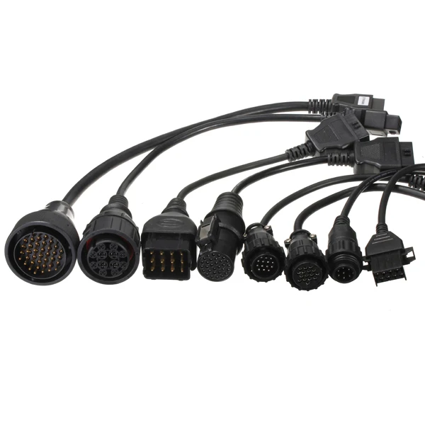 8Pcs OBD 2 OBDII Extension Diagnostic Connector Tool Adapter Truck Cable Pack For WABCO/MAN/Iveco/Scania/Benz/Renault/BMW
8Pcs OBD 2 OBDII Extension Diagnostic Connector Tool Adapter Truck Cable Pack For WABCO/MAN/Iveco/Scania/Benz/Renault/BMW