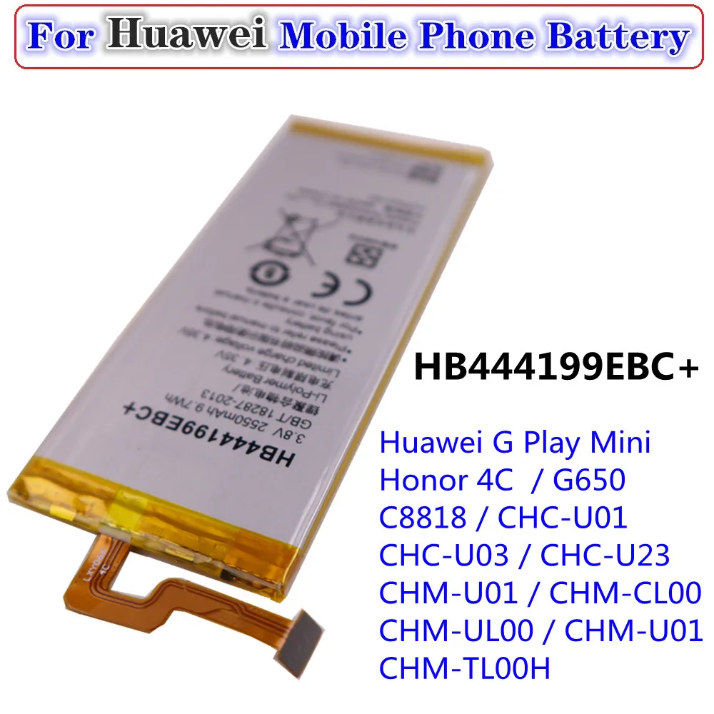 HB444199EBC+ Replacement Battery For Huawei G Play Mini / Honor 4C / G650 / C8818 / CHC-U23 / CHM-U01 / / CHM-UL00 / CHM-U01 /
HB444199EBC+ Replacement Battery For Huawei G Play Mini / Honor 4C / G650 / C8818 / CHC-U23 / CHM-U01 / / CHM-UL00 / CHM-U01 /