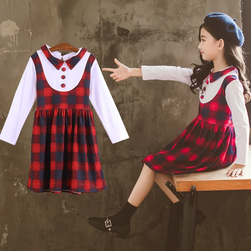 Casual Plaid Cotton Summer Girls Dress Kids Teenagers Children Clothes Outwear Special Occasion Long Sleeve Party Wedding
Casual Plaid Cotton Summer Girls Dress Kids Teenagers Children Clothes Outwear Special Occasion Long Sleeve Party Wedding