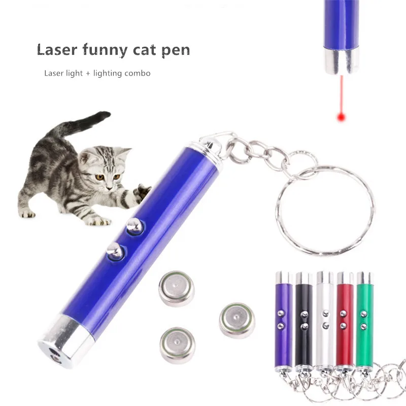 Funny Cat Toy LED Electronic Laser Funny Cat Stick Creative 2 In-1 Kitten Interactive Chase Indoor Toys Random Color
Funny Cat Toy LED Electronic Laser Funny Cat Stick Creative 2 In-1 Kitten Interactive Chase Indoor Toys Random Color