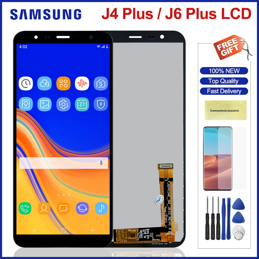 Фото 6 0 ''оригинальный экран для Samsung Galaxy J4 Plus J415 ЖК дисплей сенсорный дигитайзер