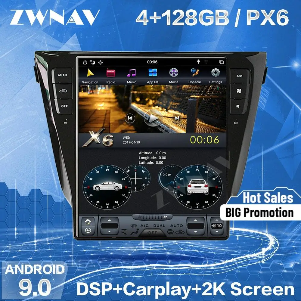 128G Tesla Screen Carplay For 2013 2014 2015 2016 2017 2018 NISSAN Qashqai Android Car Auto Audio Stereo Radio Recorder GPS Unit
128G Tesla Screen Carplay For 2013 2014 2015 2016 2017 2018 NISSAN Qashqai Android Car Auto Audio Stereo Radio Recorder GPS Unit
