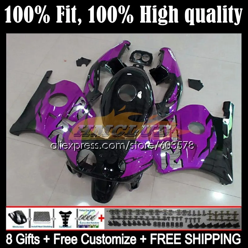 Injection For HONDA CBR250RR CBR 250 250RR 90 91 92 93 94 41CL.222 MC22 CBR250 R RR 1995 1996 1997 1998 1999 Fairing Purple Blk
Injection For HONDA CBR250RR CBR 250 250RR 90 91 92 93 94 41CL.222 MC22 CBR250 R RR 1995 1996 1997 1998 1999 Fairing Purple Blk