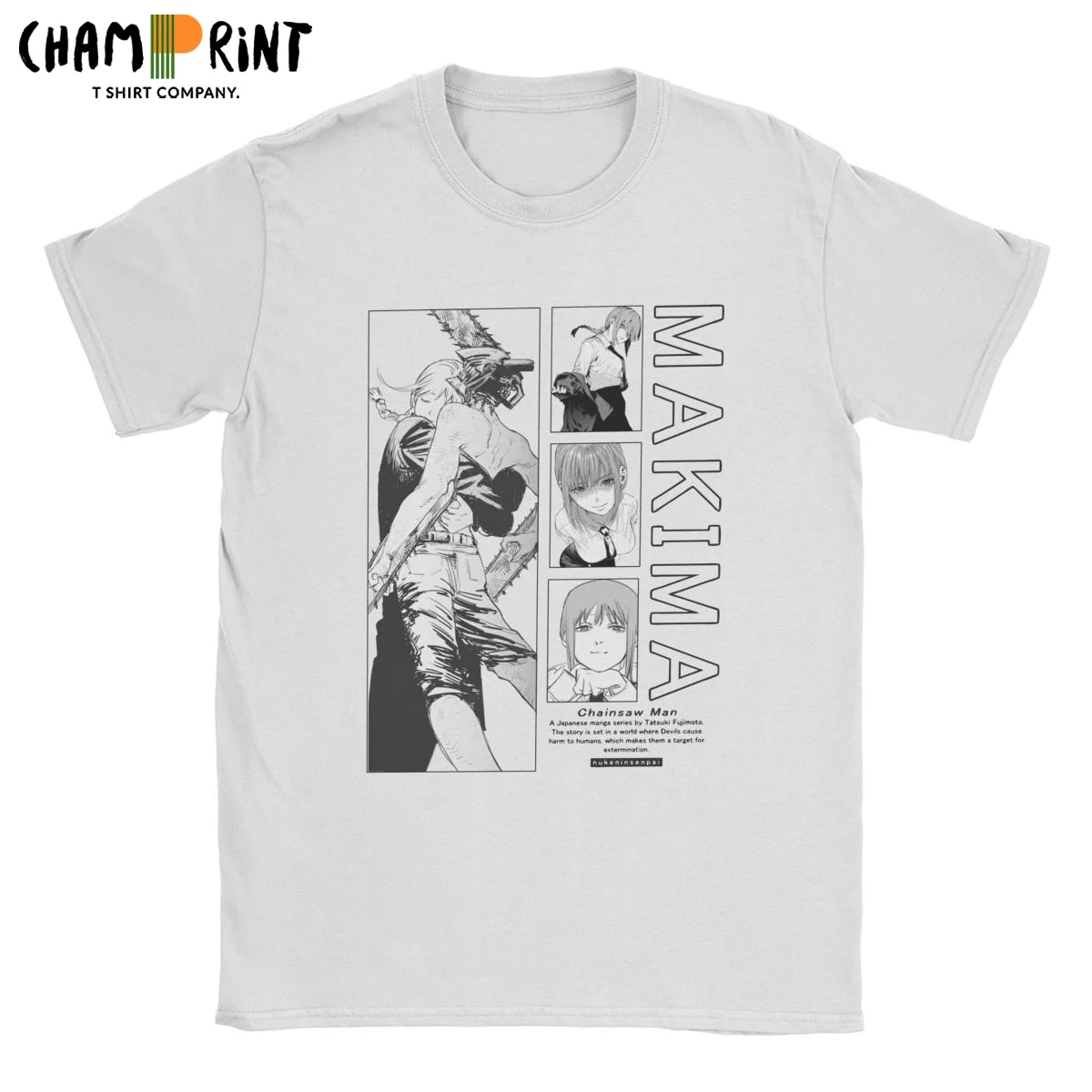 Makima Chainsaw Man Manga T-Shirts Men Casual Pure Cotton Tee Shirt Crewneck Short Sleeve T Shirt Big Size Tops
Makima Chainsaw Man Manga T-Shirts Men Casual Pure Cotton Tee Shirt Crewneck Short Sleeve T Shirt Big Size Tops