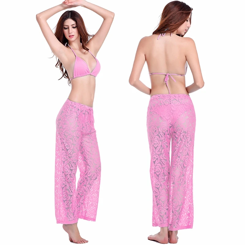 Hot Sales Sexy Women's Beach Wear 2021 Leisure Loose Style Waist Drawstring Floral Sexy Long Lace Beach Pant
Hot Sales Sexy Women's Beach Wear 2021 Leisure Loose Style Waist Drawstring Floral Sexy Long Lace Beach Pant