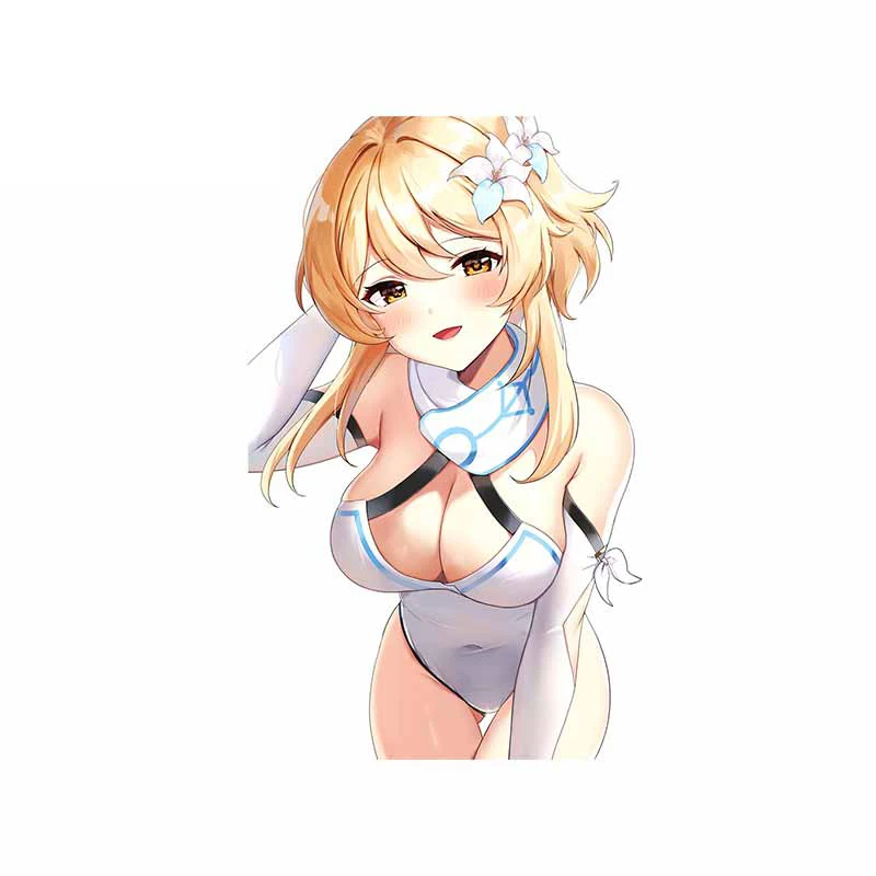 13cm x 8cm for Genshin Impact Creative Car Stickers Windshield Decal Funny Waterproof Custom Printing Decoration Sexy Girl Naked
13cm x 8cm for Genshin Impact Creative Car Stickers Windshield Decal Funny Waterproof Custom Printing Decoration Sexy Girl Naked