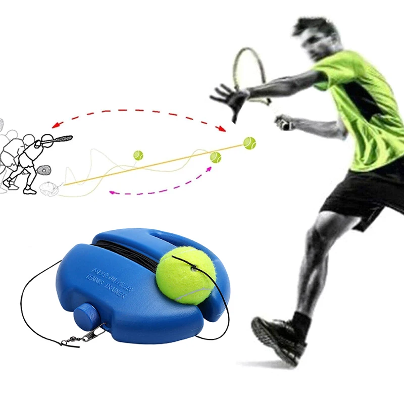 Exercise Tennis Training Tool Tennis Self-Study Trainer With Elastic Rope Rebound Ball Baseboard Sparring Device 1
Exercise Tennis Training Tool Tennis Self-Study Trainer With Elastic Rope Rebound Ball Baseboard Sparring Device 1