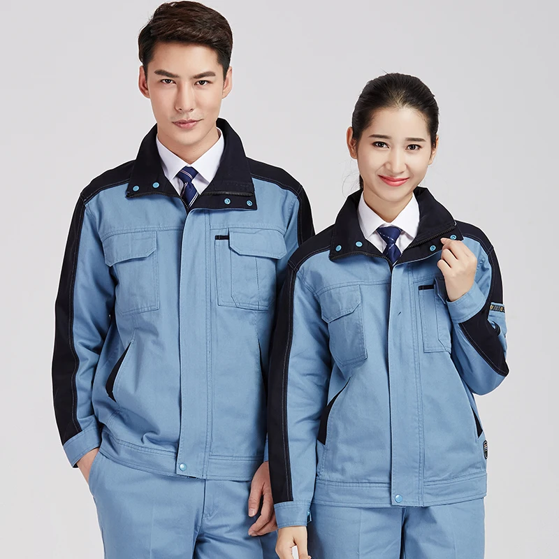 100% cotton Work Clothing Set Men Women Jacket+Pants Mechanic uniforms auto Repair Welding suit Workshop Coverall wear resistant 
100% cotton Work Clothing Set Men Women Jacket+Pants Mechanic uniforms auto Repair Welding suit Workshop Coverall wear resistant
