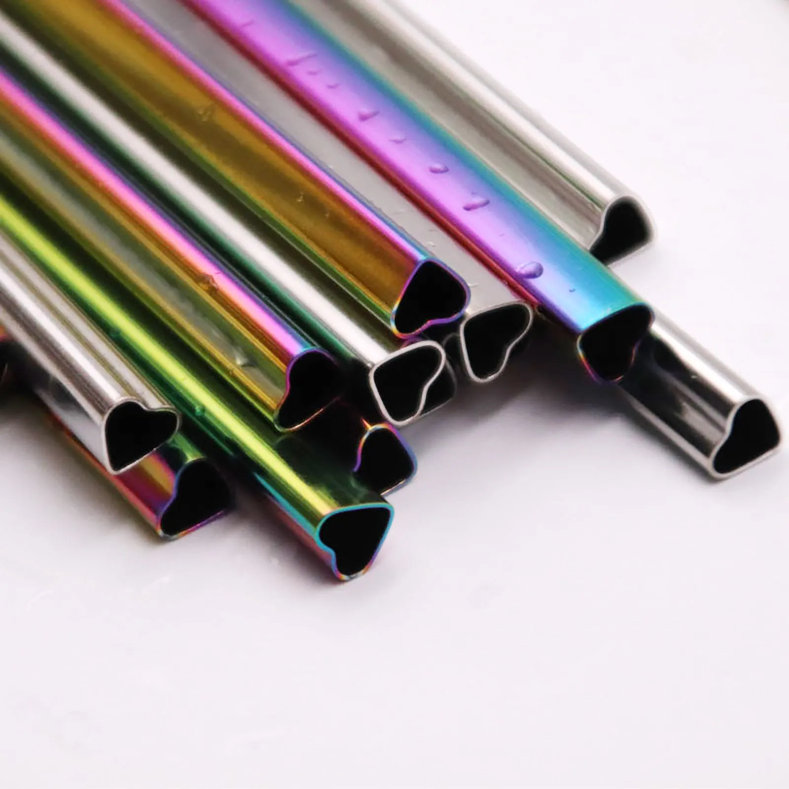 1Pcs Drinking Straw Reusable Metal Straw Heart-shaped Bubble Tea Straws 304 Stainless Steel Pearl Milkshake Drinks Straw
1Pcs Drinking Straw Reusable Metal Straw Heart-shaped Bubble Tea Straws 304 Stainless Steel Pearl Milkshake Drinks Straw