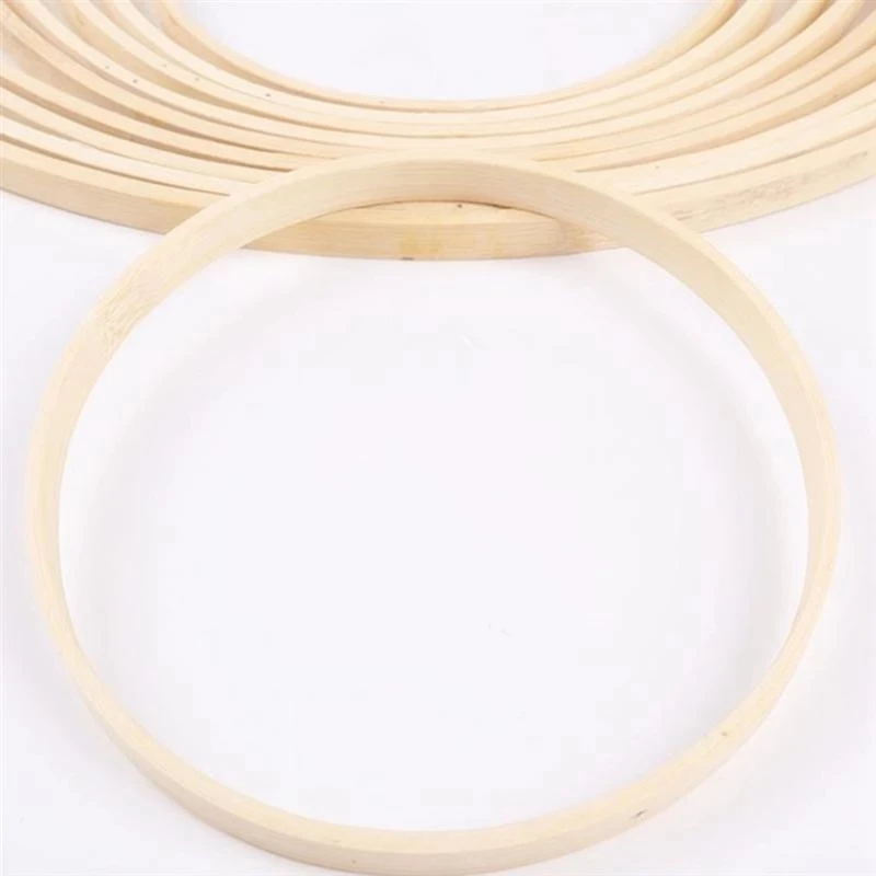 

Diameter Dream Catcher Ring Round Wooden Bamboo Hoop DIY Craft Dream Catcher Wind Chime Hanging