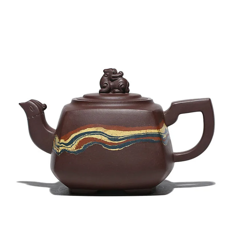 Chinese Yixing High-end Tea Pot Handmade Purple Clay Teapot Raw Ore Beauty Kettle Tea Ceremony Customized Gift Tie Guanyin 420ml
Chinese Yixing High-end Tea Pot Handmade Purple Clay Teapot Raw Ore Beauty Kettle Tea Ceremony Customized Gift Tie Guanyin 420ml