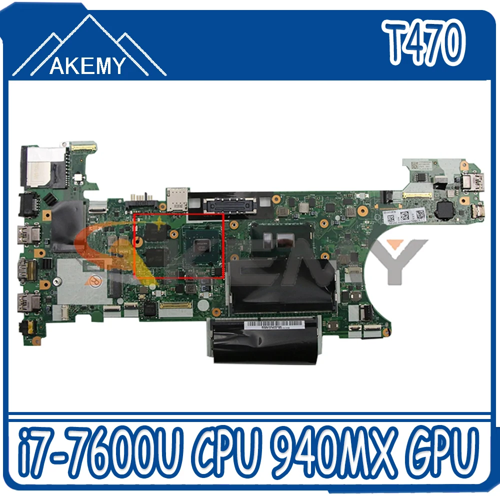 Mainboard For Lenovo ThinkPad T470 laptop motherboard CT470 NM-A931 with i7-7600U CPU 940MX GPU tested 100% FRU 01HX676 1HX672
Mainboard For Lenovo ThinkPad T470 laptop motherboard CT470 NM-A931 with i7-7600U CPU 940MX GPU tested 100% FRU 01HX676 1HX672