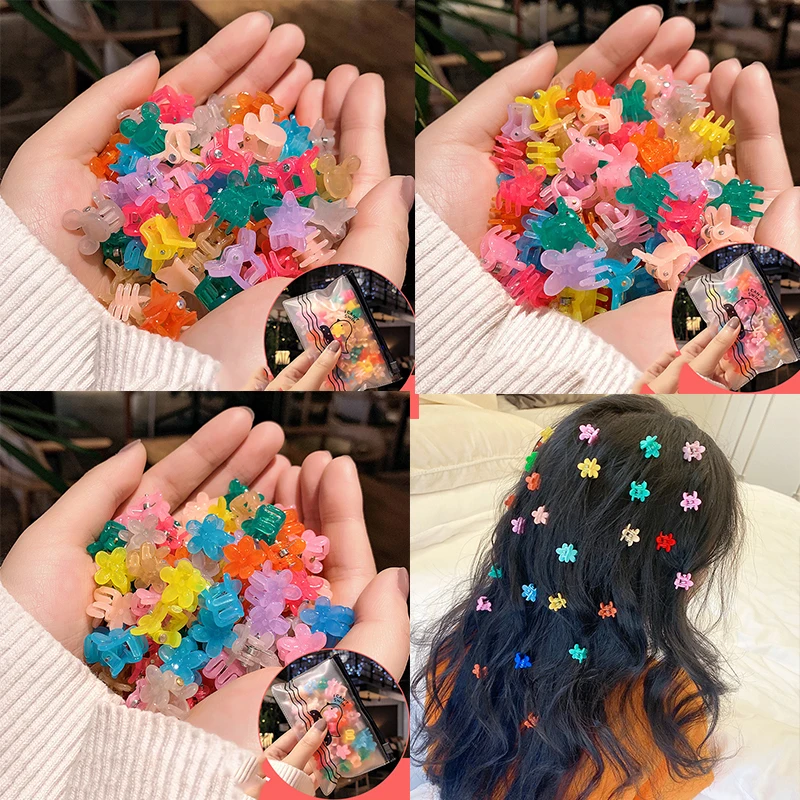 50pcs Mixed Color Flower Mickey Hair Clips Grip Claw Barrettes Mini Clamps Jaw Hairpin Headdress Hair Styling Accessories Tools
50pcs Mixed Color Flower Mickey Hair Clips Grip Claw Barrettes Mini Clamps Jaw Hairpin Headdress Hair Styling Accessories Tools