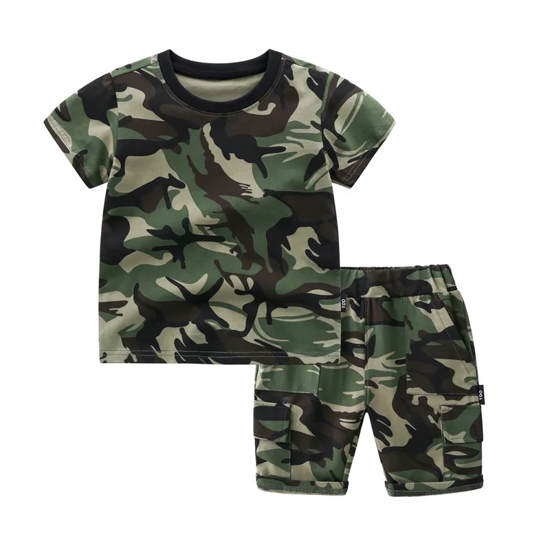 Baby Boy Clothes Suit 2020 Summer New Children's Camouflage Short-Sleeved T-shirt + Shorts 2pcs Of Casual Children's Clothing
Baby Boy Clothes Suit 2020 Summer New Children's Camouflage Short-Sleeved T-shirt + Shorts 2pcs Of Casual Children's Clothing