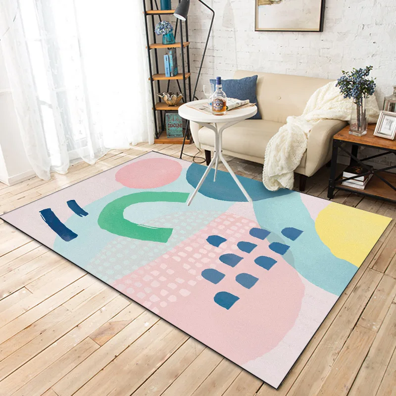 Ins Fashion Nordic Modern Minimalist Cartoon Water Color Block Powder Green Bedroom Living Room Crystal Velvet Floor Mat Carpet
Ins Fashion Nordic Modern Minimalist Cartoon Water Color Block Powder Green Bedroom Living Room Crystal Velvet Floor Mat Carpet