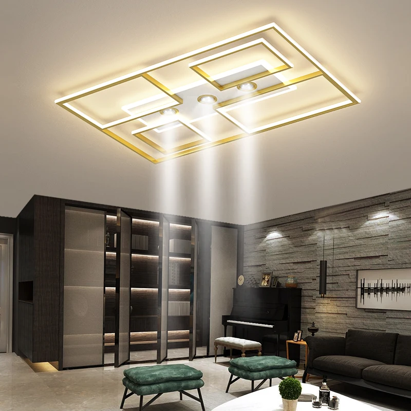 Rectangle Aluminum Modern Led ceiling lights for living room bedroom AC85-265V Gold/Black Ceiling Lamp Fixtures
Rectangle Aluminum Modern Led ceiling lights for living room bedroom AC85-265V Gold/Black Ceiling Lamp Fixtures