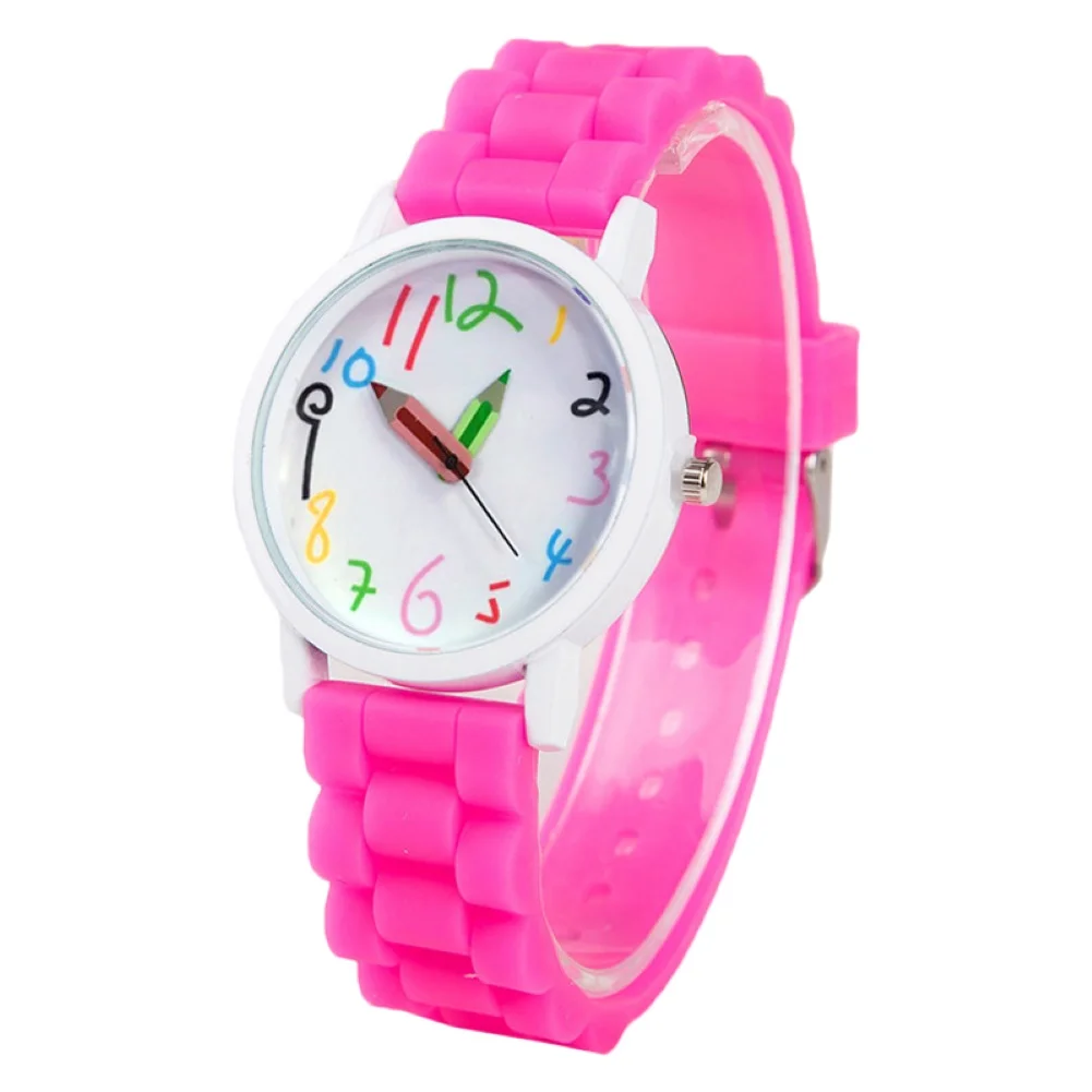 New Fashion Simple Fashion Children Kids Arabic Numerals Pencil Analog Display Quartz Wrist Watch
New Fashion Simple Fashion Children Kids Arabic Numerals Pencil Analog Display Quartz Wrist Watch