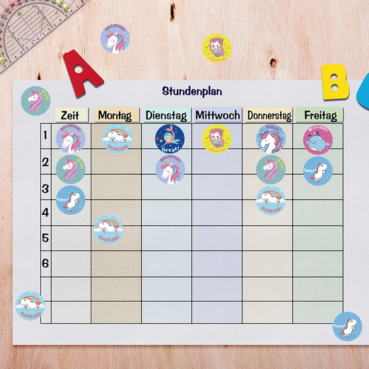 Reward Sticker for Kids Mermaid Unicorn Animal Cute Pattern 500pcs/roll 1 inch 8 Designs School Teacher Supplies Child Sticker
Reward Sticker for Kids Mermaid Unicorn Animal Cute Pattern 500pcs/roll 1 inch 8 Designs School Teacher Supplies Child Sticker
