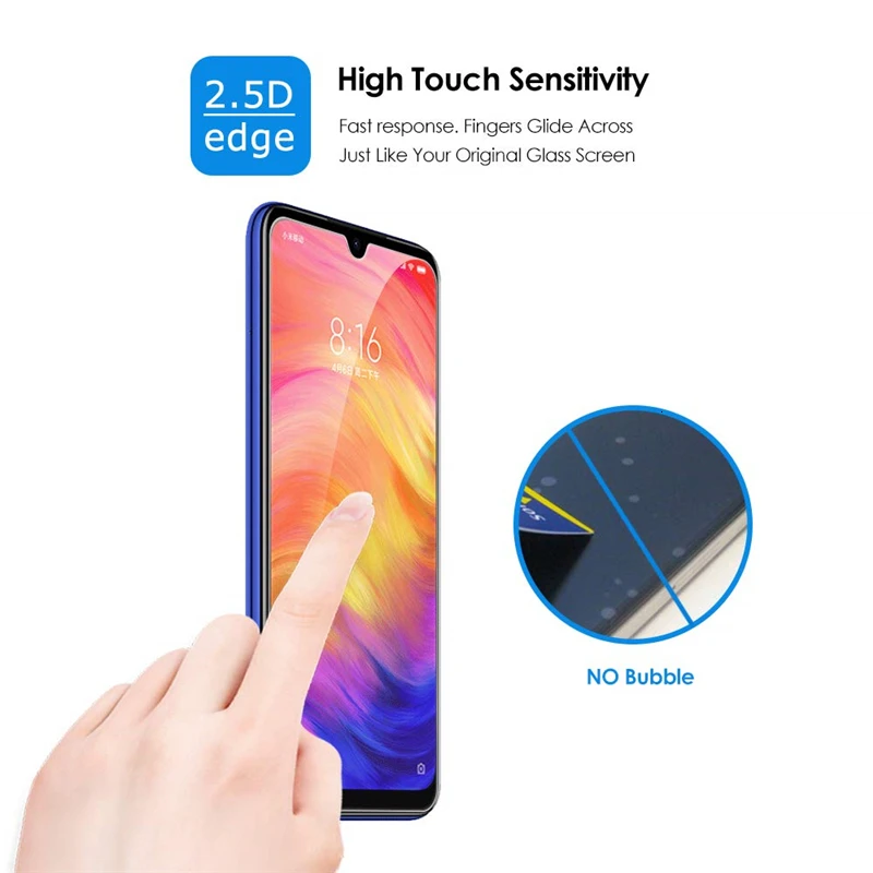 10 шт. 2.5D закаленное Стекло для Xiaomi Redmi 8 8A 7 7A Pro Экран протектор 6 6A 6Pro 5 5A 5Plus 4A 4X