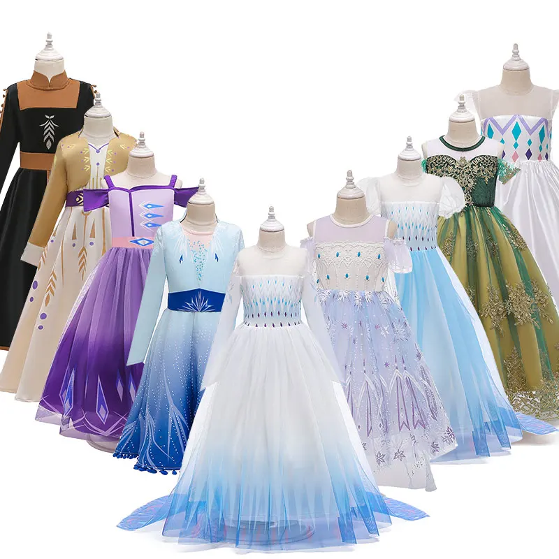 Girls Cosplay Christmas Dress Kids Summer Costume Children Birthday Party Princess Dresses For 3 6 9 Girl Ice And Snow Clothing
Girls Cosplay Christmas Dress Kids Summer Costume Children Birthday Party Princess Dresses For 3 6 9 Girl Ice And Snow Clothing