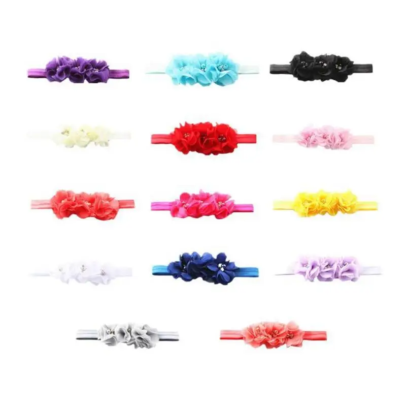 Baby Girls Hairband 3 Flowers Pearl Headbands Chiffon Floral Girls Headwear Photography Props Hair Accessories 14 Colors
Baby Girls Hairband 3 Flowers Pearl Headbands Chiffon Floral Girls Headwear Photography Props Hair Accessories 14 Colors