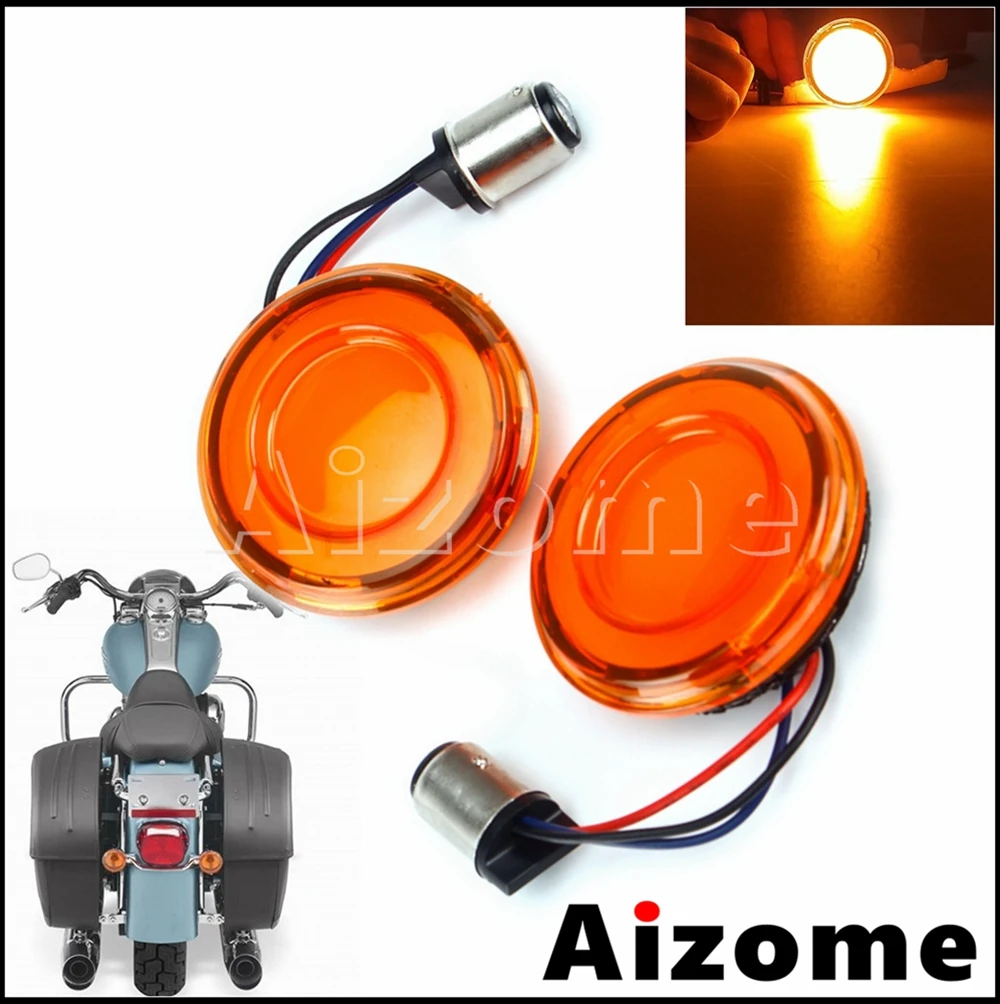 2" Bullet Turn Signals LED 1157 Inserts Signla Light For Harley Dyna Softail Sportster Touring Road King Street Glide Fat Boy
2" Bullet Turn Signals LED 1157 Inserts Signla Light For Harley Dyna Softail Sportster Touring Road King Street Glide Fat Boy