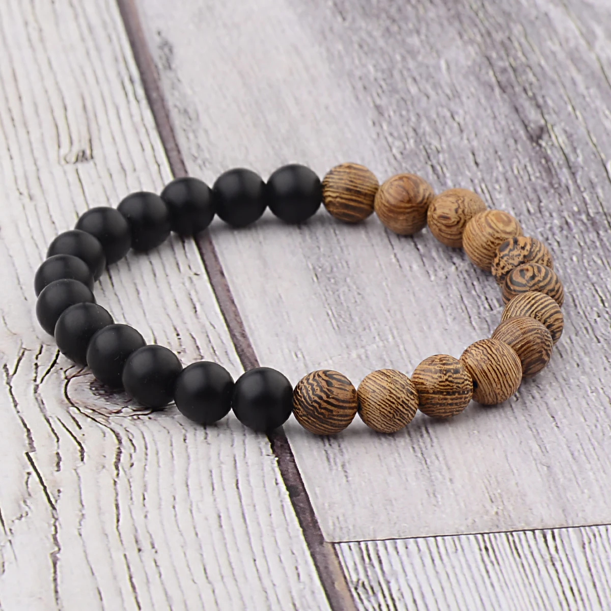 Half Wood Beads Bracelets For Men Accessories Women Male Jewelry Personality Charm Mens Bracelet Handmade Rosary Armband Gifts
Half Wood Beads Bracelets For Men Accessories Women Male Jewelry Personality Charm Mens Bracelet Handmade Rosary Armband Gifts