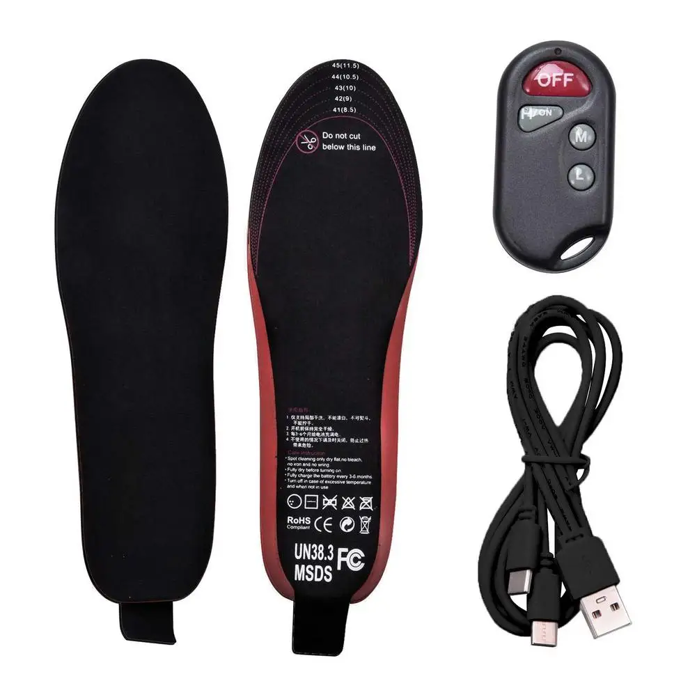 Rechargeable Heated Insole Rechargeable Heated Insole Comfortable Convenient For Hunting Fishing Hiking Camping Unisex
Rechargeable Heated Insole Rechargeable Heated Insole Comfortable Convenient For Hunting Fishing Hiking Camping Unisex