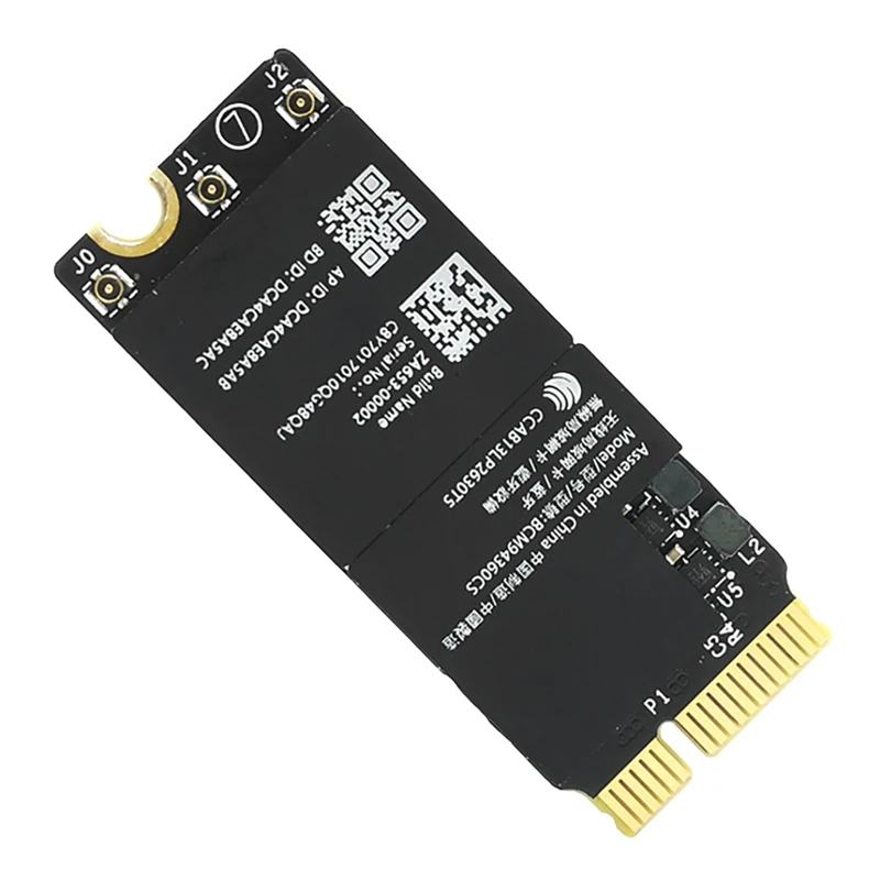 Для A1398 A1425 A1502 компьютера Apple 2,4G + 5G двухчастотный Bluetooth 4,0 BCM94360CS Gigabit Беспроводной сетевая карта
Для A1398 A1425 A1502 компьютера Apple 2,4G + 5G двухчастотный Bluetooth 4,0 BCM94360CS Gigabit Беспроводной сетевая карта