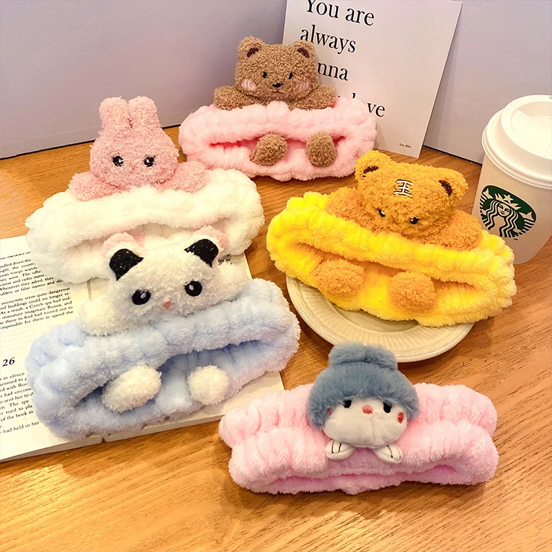 New Cartoon Animal Headband Wash face Headband Coral Fleece Hairband Winter Hair Band Decoration Selfie Lovely Hair Accessories
New Cartoon Animal Headband Wash face Headband Coral Fleece Hairband Winter Hair Band Decoration Selfie Lovely Hair Accessories