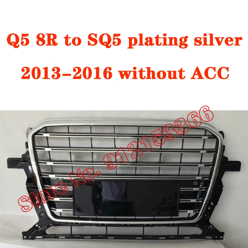 Car Front Center Grill vertical bar Honeycomb Hood Grill bumper Sport Hex Mesh For Audi Q5 8R 2013-2020 to SQ5 RSQ5
Car Front Center Grill vertical bar Honeycomb Hood Grill bumper Sport Hex Mesh For Audi Q5 8R 2013-2020 to SQ5 RSQ5