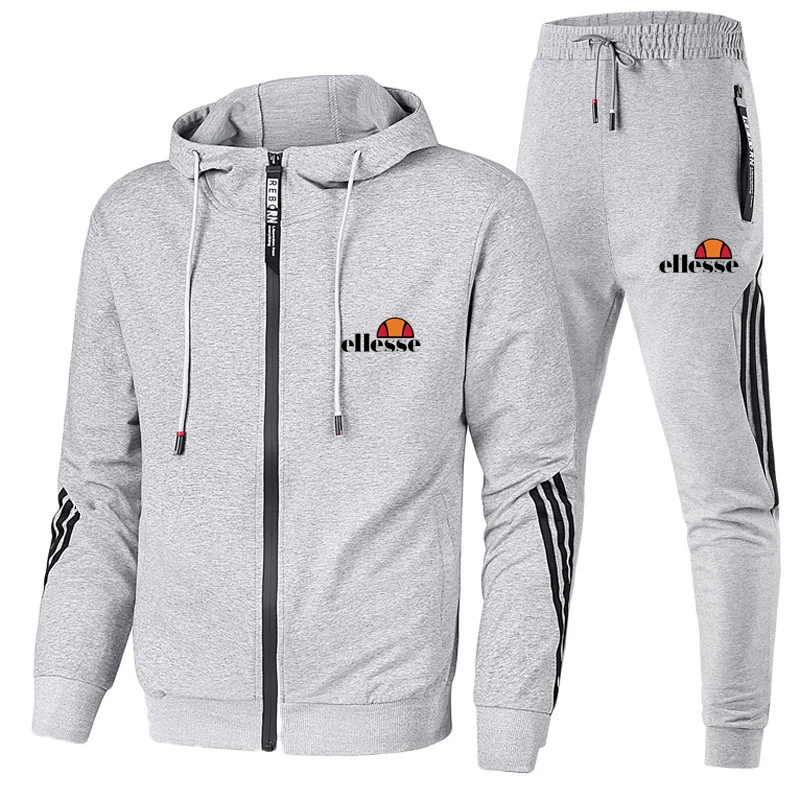 New ELLESE men's fall/winter suit zipper hoodie + pants two pieces of casual sportswear men's sportswear brand clothing sport
New ELLESE men's fall/winter suit zipper hoodie + pants two pieces of casual sportswear men's sportswear brand clothing sport