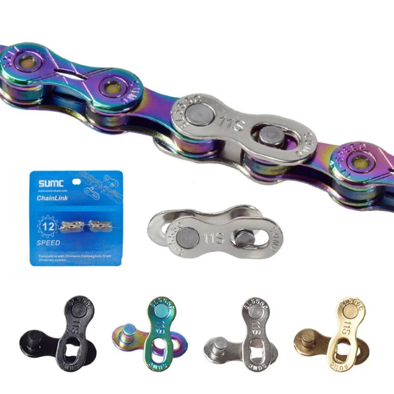 2 Pair Lighweught Bicycle Small Colorful Bike Bicycle Chain Link Connector Mountain Bike Joints Buttons Speed Quick Master Link
2 Pair Lighweught Bicycle Small Colorful Bike Bicycle Chain Link Connector Mountain Bike Joints Buttons Speed Quick Master Link