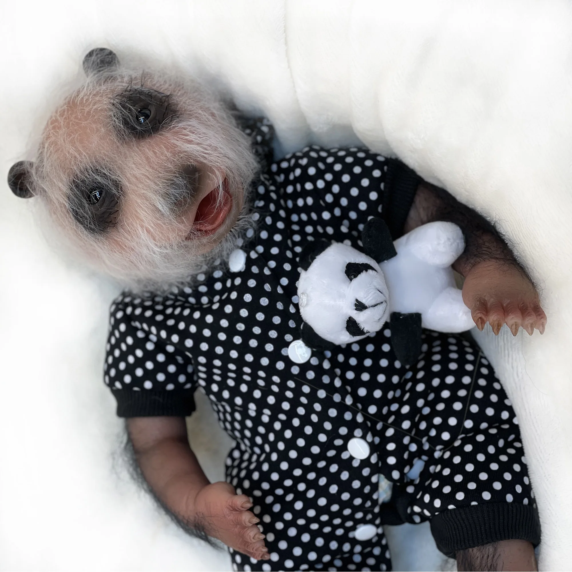 Adolly 20 Inch Realistic Reborn Baby Doll Soft Animal Simulation Silicone Vinyl Newborn Lifelike Boy Girl Toy Panda ad20c008
Adolly 20 Inch Realistic Reborn Baby Doll Soft Animal Simulation Silicone Vinyl Newborn Lifelike Boy Girl Toy Panda ad20c008