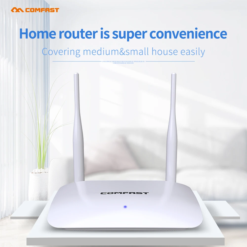 COMFAST WR623N Wireless Router Dual Antennas WiFi Router for Office/Home
COMFAST WR623N Wireless Router Dual Antennas WiFi Router for Office/Home