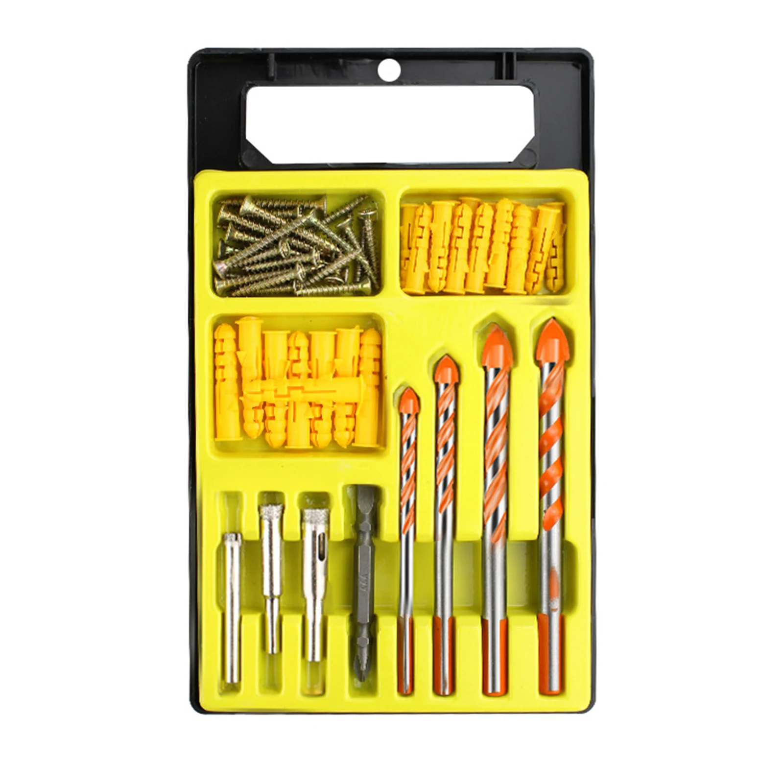 48pcs Drill Bit Alloy Universal For Concrete U Type Slot Multi Functional Anti Slip Ultimate Punching 6 8 10 12mm Portable
48pcs Drill Bit Alloy Universal For Concrete U Type Slot Multi Functional Anti Slip Ultimate Punching 6 8 10 12mm Portable