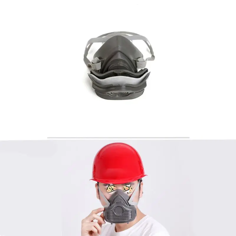 Half Face Rubber Anti-Dust Mask Industrial Particulate Dust Filter Pm2.5 Harmful Substance Respirator
Half Face Rubber Anti-Dust Mask Industrial Particulate Dust Filter Pm2.5 Harmful Substance Respirator