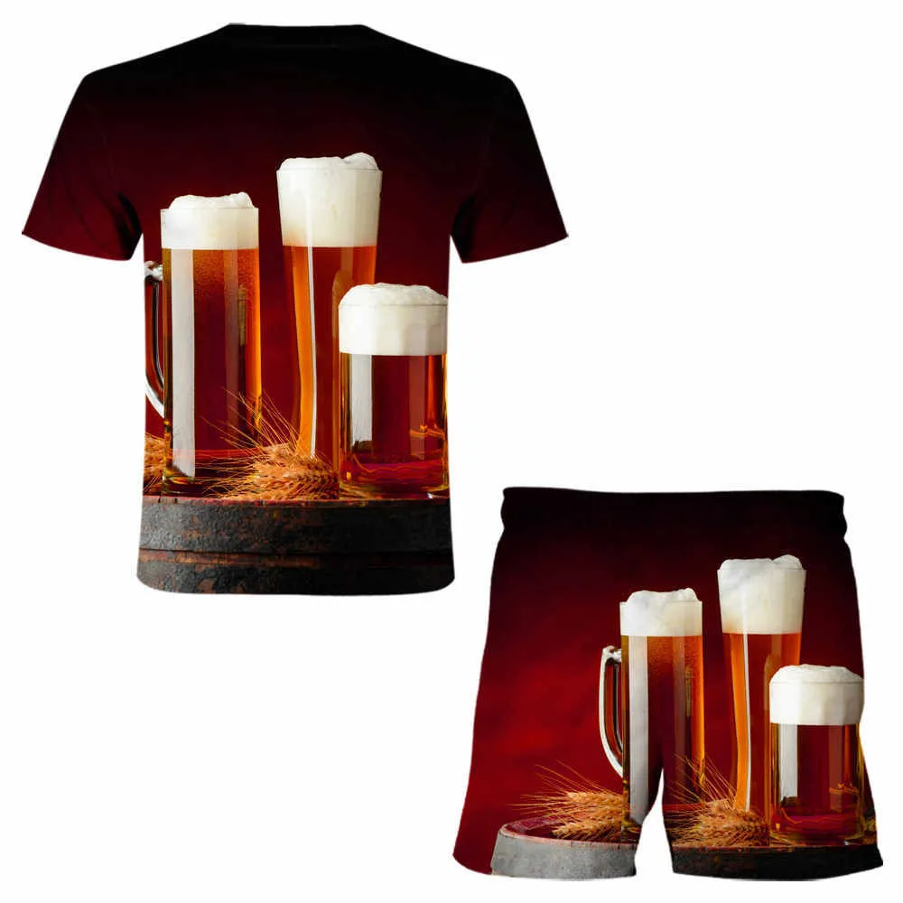 Men's Summer Leisure Sports 3d Beer Plus Size Fitness Running Two-piece Suit Outdoor Leisure Sports Running Suit 
Men's Summer Leisure Sports 3d Beer Plus Size Fitness Running Two-piece Suit Outdoor Leisure Sports Running Suit