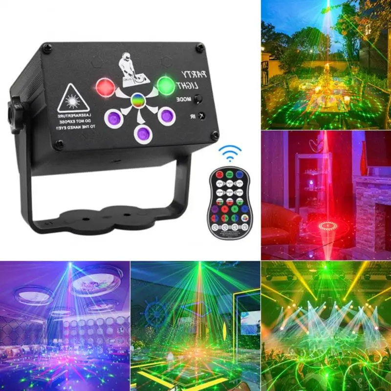 120 Patterns USB Rechargeable Led Laser Projector Lights RGB UV DJ Sound Party Disco Light For Wedding Christmas Party Dj Home
120 Patterns USB Rechargeable Led Laser Projector Lights RGB UV DJ Sound Party Disco Light For Wedding Christmas Party Dj Home
