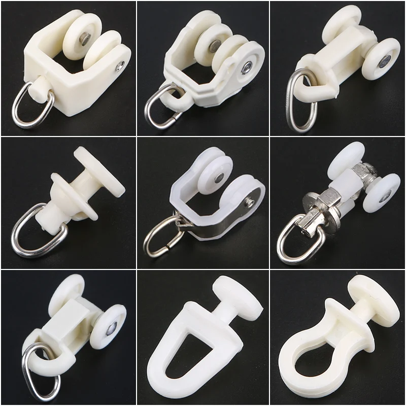 Alloy Plastic Curtain wheel rail Straight Curved track Rollers hanging curtains Hook ring Slider decorative Hardware accessories
Alloy Plastic Curtain wheel rail Straight Curved track Rollers hanging curtains Hook ring Slider decorative Hardware accessories