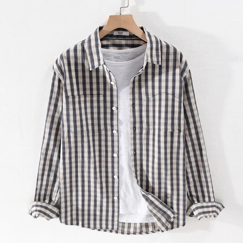 Suehaiwe's style Italy brand cotton plaid shirt men casual autumn shirt for men fashion comfortable shirt mens camisa chemise
Suehaiwe's style Italy brand cotton plaid shirt men casual autumn shirt for men fashion comfortable shirt mens camisa chemise