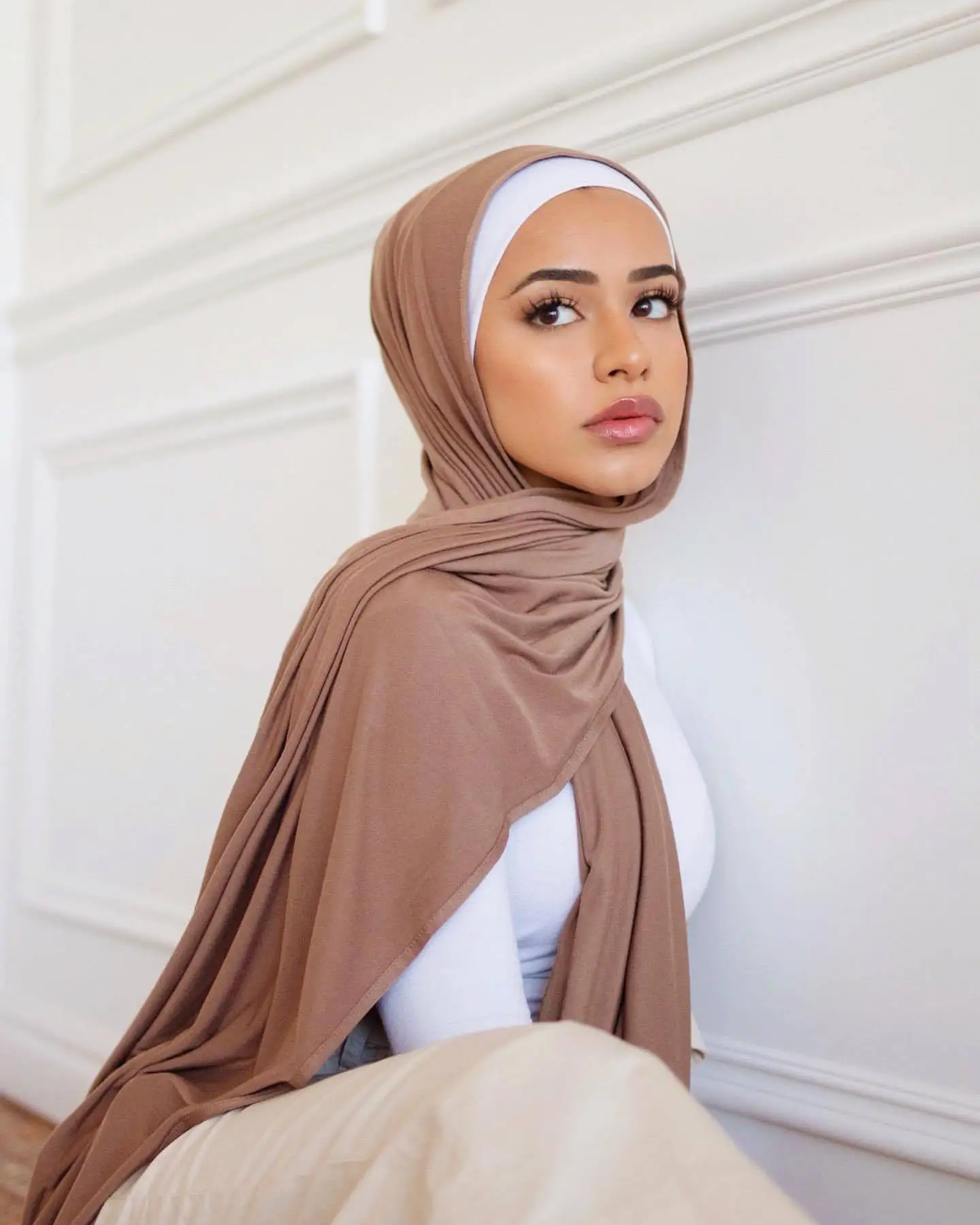 Большой размер хиджаб шаль! 