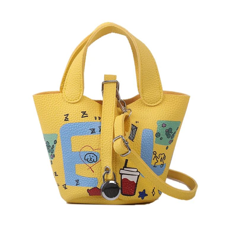 Luxury 2021 New Fashion Designer PU Leather Ladies Wild Graffiti Mini Shoulder Bag Female Leisure Large Capacity Bucket Handbag
Luxury 2021 New Fashion Designer PU Leather Ladies Wild Graffiti Mini Shoulder Bag Female Leisure Large Capacity Bucket Handbag