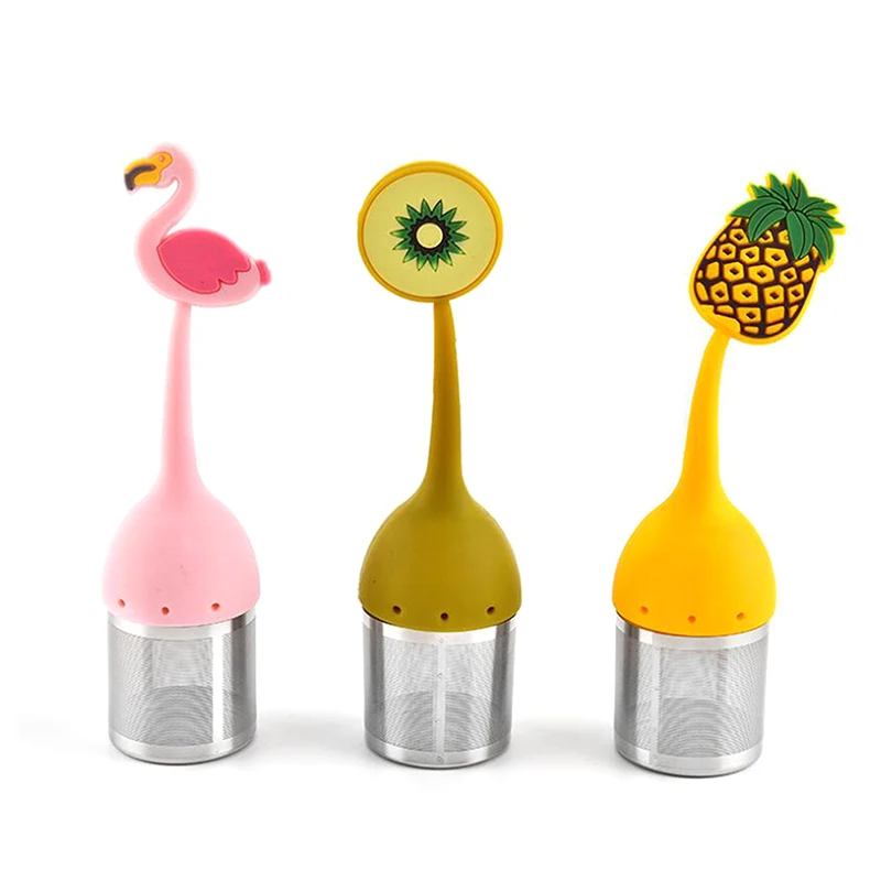 1Pc Cute Flamingo Tea Strainer Tea Bags Silicone Loose-leaf Tea Infuser Filter Diffuser Fun Cartoon Tea Accessories Pineapple
1Pc Cute Flamingo Tea Strainer Tea Bags Silicone Loose-leaf Tea Infuser Filter Diffuser Fun Cartoon Tea Accessories Pineapple